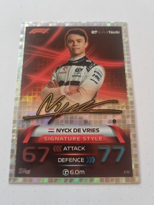 Topps Turbo Attax F1 2023 - Signature Style - Nyck de Vries - # 370