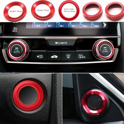 Volume Control Decorative Ring For Applicable For Honda 10th generation Civic - Picture 1 of 15
