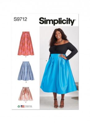 Simplicity Papier Schnittmuster 9712 Oberteile