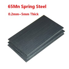 65Mn Spring Steel Sheet Mold Spring Plate Metal Panel Thick 0.2mm 5mm All Sizes