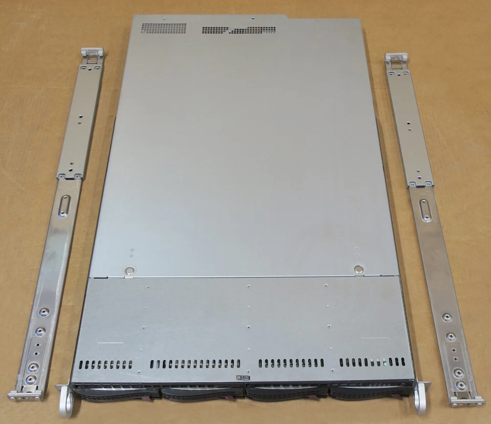Supermicro CSE-819U X10DRU-i+ 1U Server 2x E5-2630L v3 384GB Ram 4x 3.5" HDD Bay - Image 2 of 3