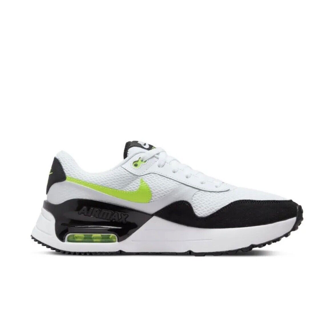 Nike AIR MAX SYSTM Men's White Black Green DM9537-100 Nike AIR MAX SYSTM Men's White Black Green DM9537-100