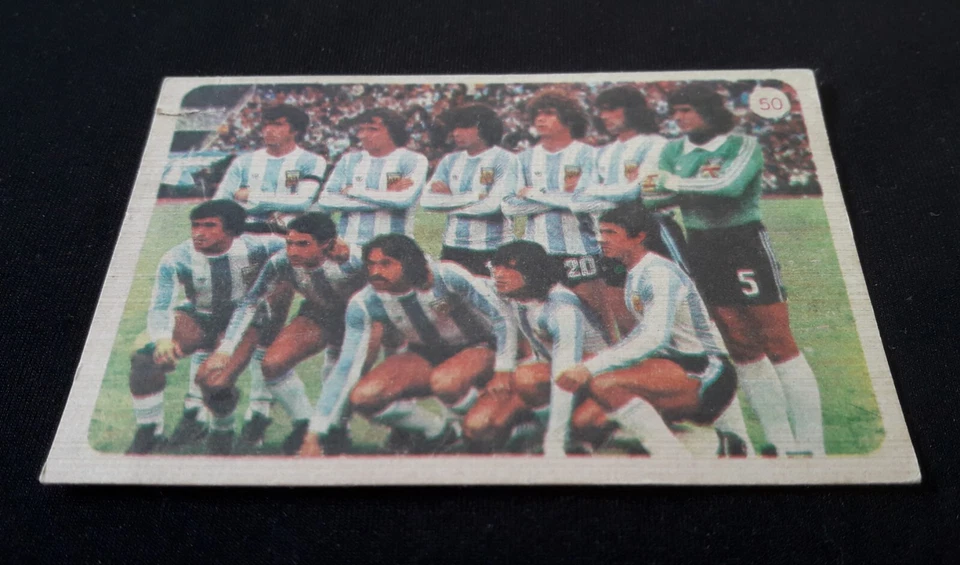 Кубок мира 1978 Figuritas Аргентина Campeon команды картина карта Kempes-Passarella  - Изображение 3 из 4