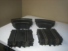 LOT OF ELDON HAWTHORNE UNGAR SLOT CAR TRACKS- 26 PIECES