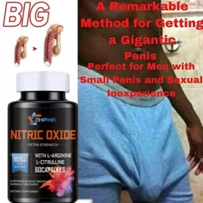 ZHPHK Nitric Oxide & Circulation Booster | L-Arginine, L-Citrulline | Extra Strength