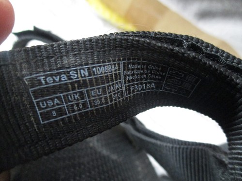 Teva Sandals Womens 8 Black Platform Strap Flatform Universal Casual Festival - Picture 16 of 17