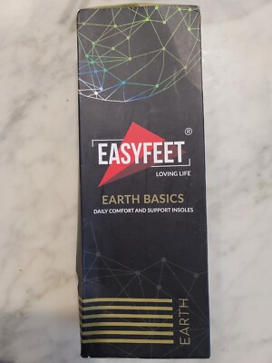 EasyFeet Earth Basics Daily Comfort & Support Insoles Size S (M 7-8.5, W 8-9.5)