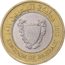 [#1357534] Coin, Bahrain, 100 Fils, 2010