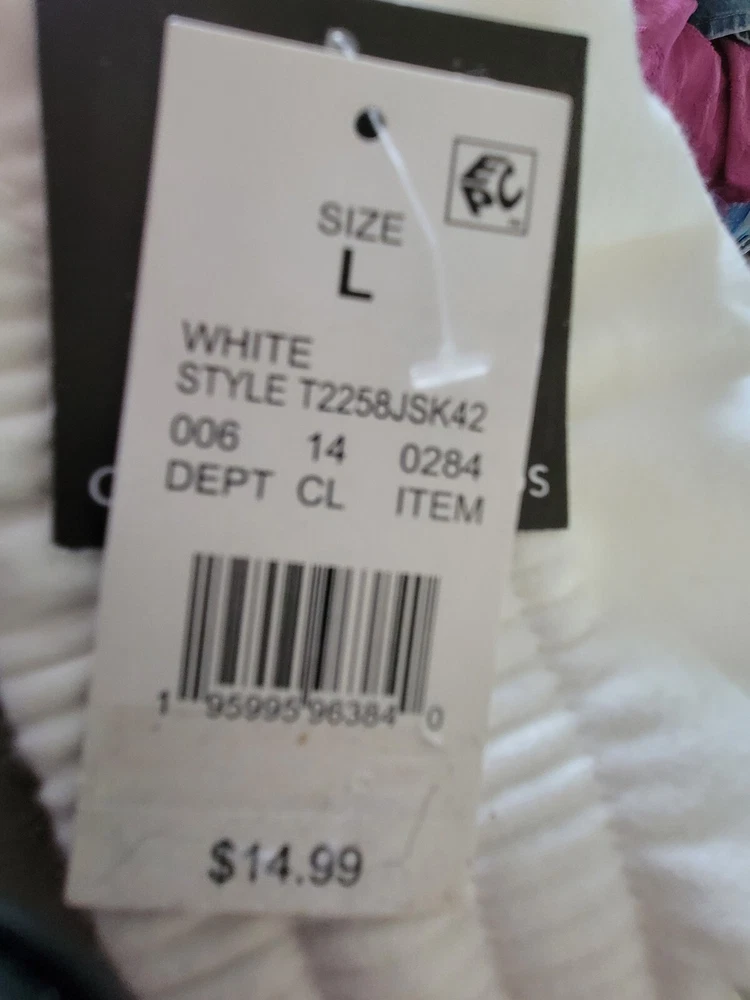 White Greyson Threads Tennis Skirt for Women - Large Size - Target Tenniscore Style