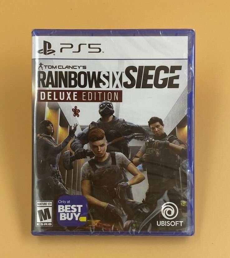 Tom Clancy's Rainbow Six Siege Deluxe Edition for PlayStation 5 Disc (PS5) - NEW