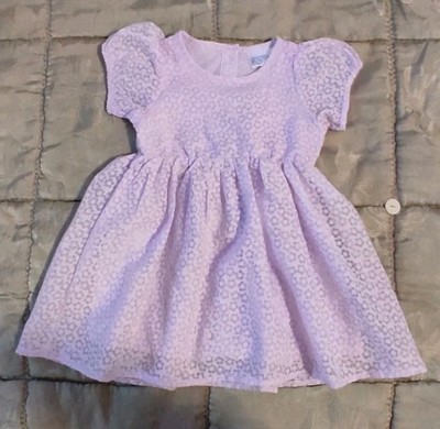 Baby_Kleid _ Lila_Motiv_Blumen_gr._68/4_6_Monate