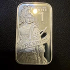 Freedom Statue 1 oz Silver Bar.  .999 Fine Silver  Br29