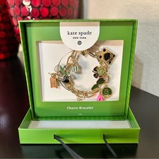 Image of Kate Spade x Target NIB Mixed Novelty Chunky Charm Bracelet