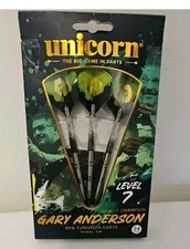 Image of Gary Anderson Unicorn Darts 24g 95% Tungsten, Level 7 New boxed.