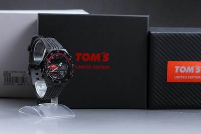 [MINT]  CASIO EDIFICE ECB-10 TOM'S Limited Black Men's Quartz Watch From JAPAN