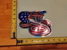 USA Cobra Vintage Prismatic Decal. 6inx7in.