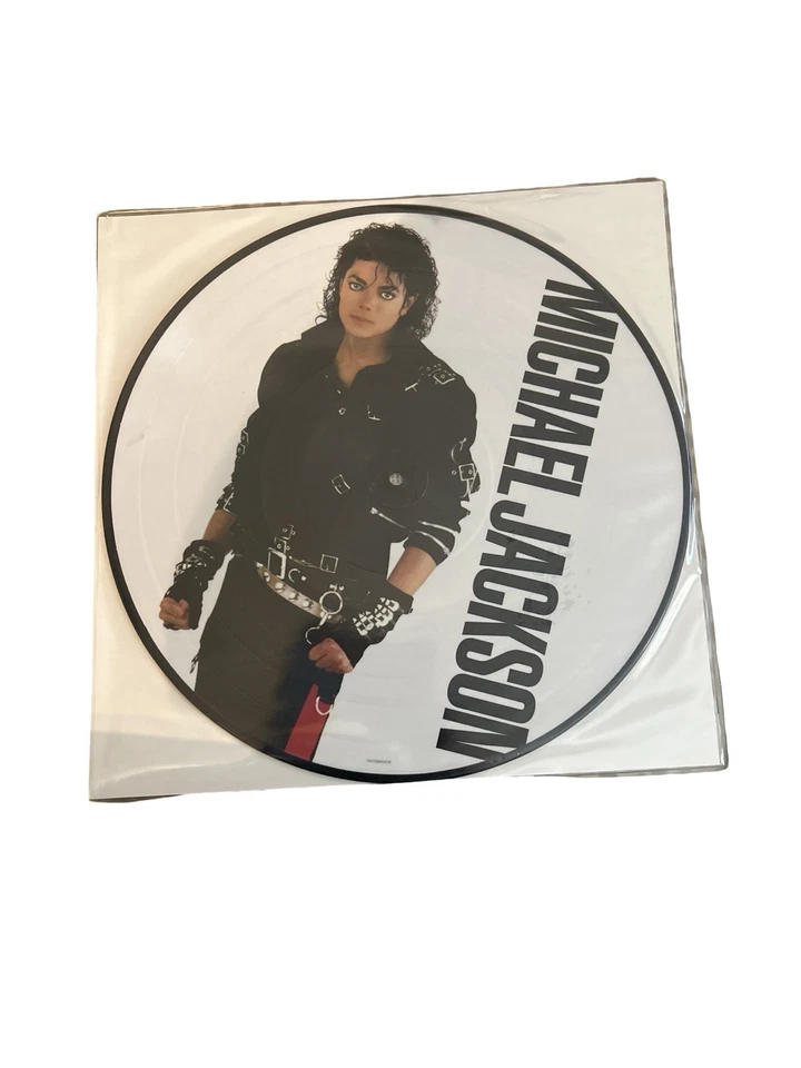 RARE MICHAEL JACKSON Bad PICTURE DISC Vinyl LP 2018 fACTORY SEALED Original Tag - Image 4 of 4