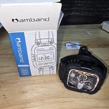 Amband M1 Sport Case Band for Apple Watch 42/44/45mm Black
