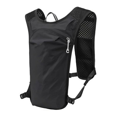 With Breathable Material Crosses Country Marathons Hydration Pack Black T9J7