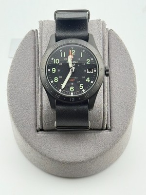 Seiko 5 Sports Field GMT Black Dial Automatic Watch SSK025 Brand New in Box