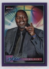 2021 Topps Finest Purple Refractor 155/250 Glen Rice #28 14mf