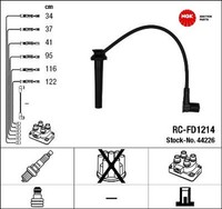 NGK 44226 ZüNdleitungssatz ZüNdkabelsatz ZüNdkabel FüR Ford