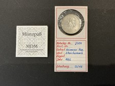 Weimarer Republik 3 Reichsmark 1932 E Goethe Silber ss/vz J 350