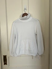 Faherty Echo Thermal Maude Pullover Sweater Womens Size Small Ivory Classic