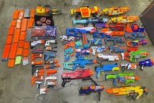 Lot Of 32 Nerf Guns Extras. Please Read, See Photos