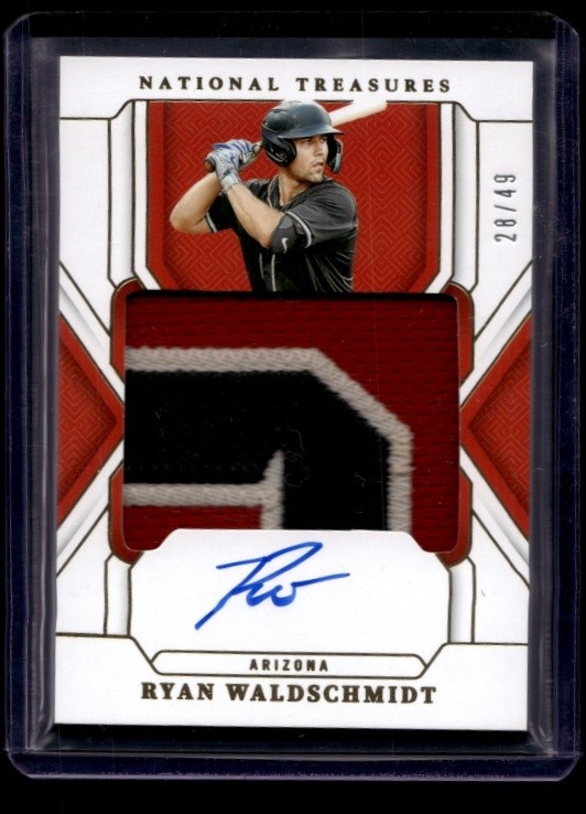 Ryan Waldschmidt 2025 Panini NT - Treasured Material Signatures Gold /49 Auto