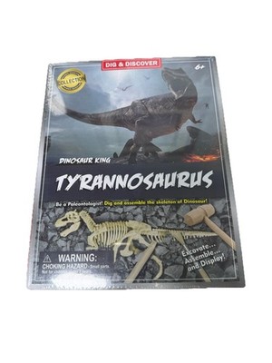 Dinosaur Dig Tyrannosaurus Rex Paleontologist Bone Hunting & Build Activity NEW