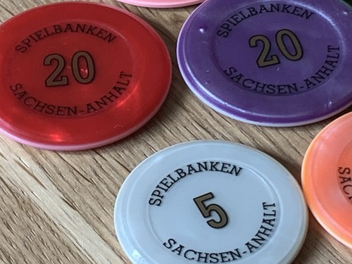 20 Stück original Spielbank Jetons Sammler Casino Chips - Bild 10 von 11