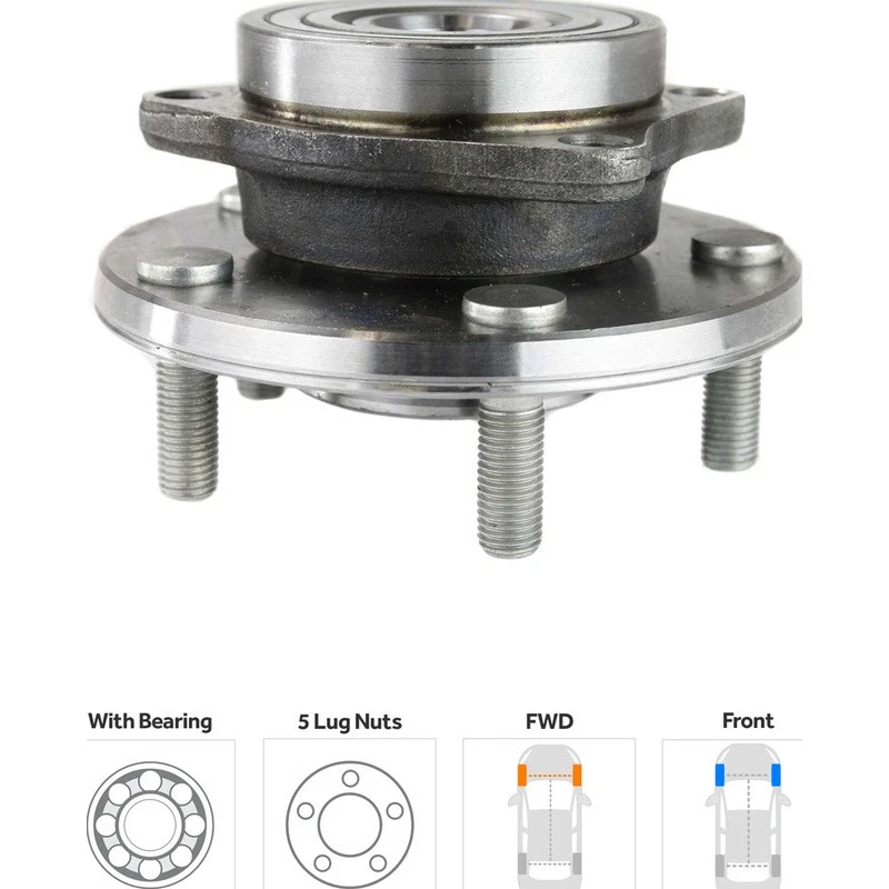 Cubo de roda TrueDrive para 95-05 Mitsubishi Galant Eclipse Chrysler Sebring Dodge - Imagem 2 de 4