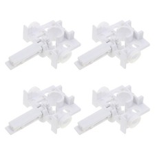 4 Pcs Vertical Curtain Rotating Box Blinds Replacement Carriers Accessories