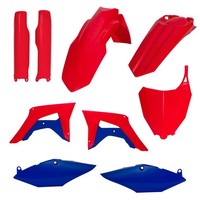 Acerbis Plastik-Kit Full-Kit Honda CRF 250R 18-21, CRF 450R 17-20, Rot/Blau, Lim