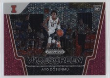 2021 Panini Prizm Draft Picks Widescreen Pink Circles 11/20 Ayo Dosunmu #9 1gx0
