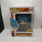 Funko Pop! Dragon Ball Z Super Saiyan God Super Saiyan Goku #121 Hot Topic Excl…