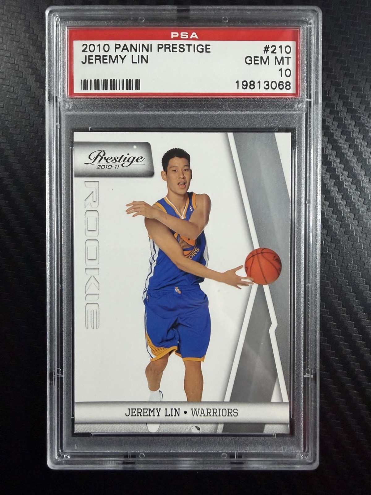 2010-11 Panini Prestige Rookie Jeremy Lin #210 PSA 10 Warriors RC Low ...