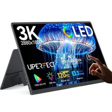 UPERFECT Touch Screen 14 Inch OLED Monitor 3K 120Hz Portable Display 100000:1