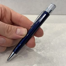 Retro 51 Tornado Lacquer Rollerball Pen, French Laundry True Blue With Clip