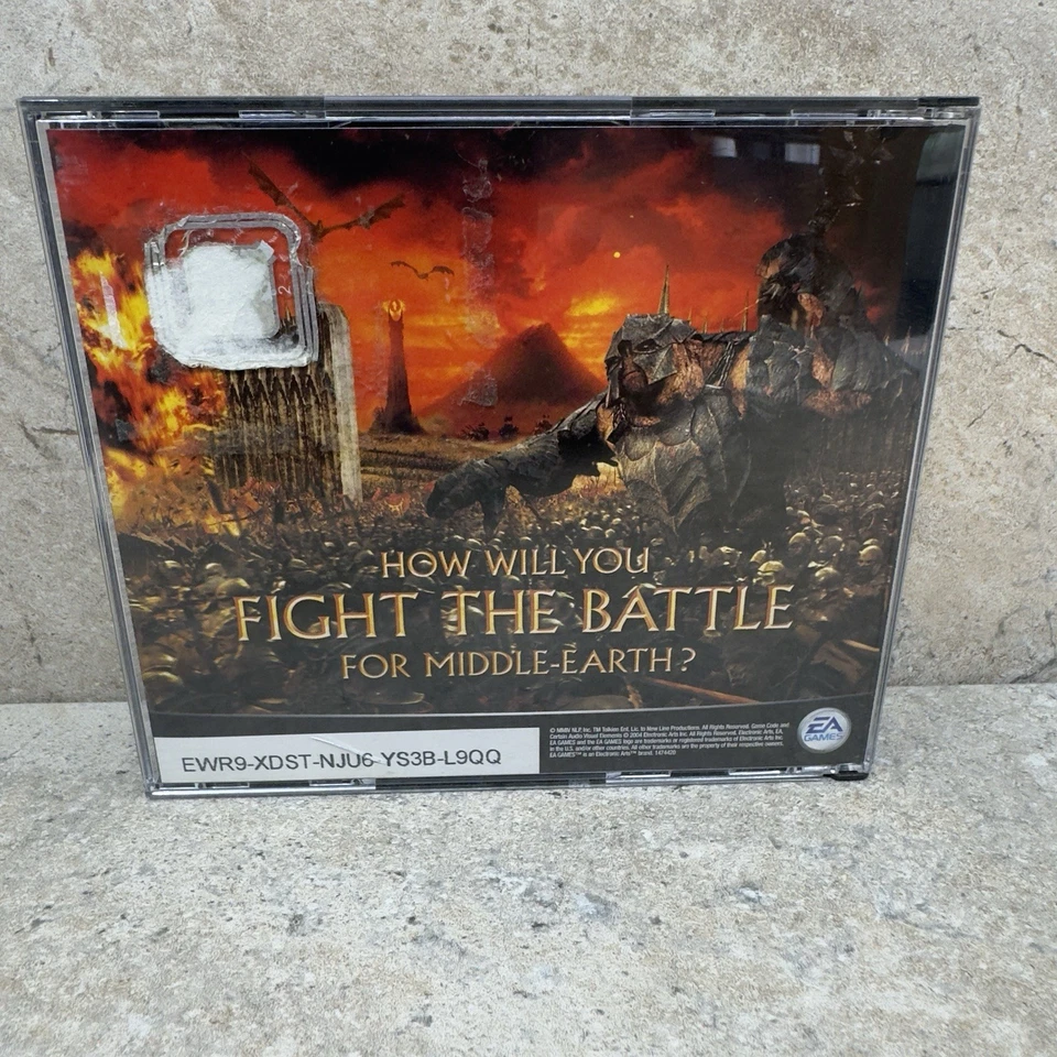 El Señor de los Anillos - Batalla por la Tierra Media (PC-CD, Juego de 4 discos 2004) con código clave Foto 2 de 4