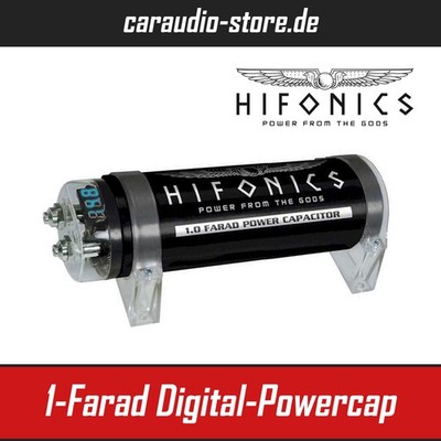 Hifonics HFC1000 1 Farad Kondensator / Powercap / V-Anzeige / Stromversorgung
