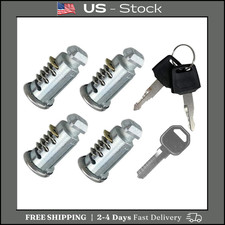 4-Pack Thule Compatible Lock Cores - One-Key System Lock Cylinders, Bike Rack,