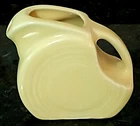 Fiesta Ware Miniature Disk Pitcher Fiesta Yellow Small Creamer