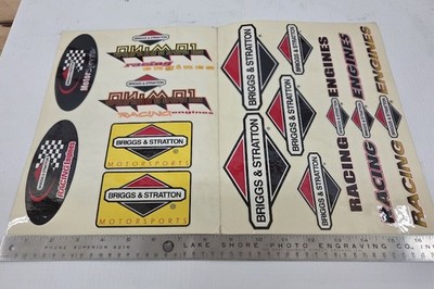 Briggs & Stratton Motorsports  Animal racing stickers Gokart Gocart