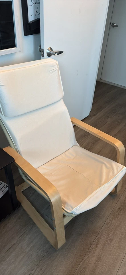 Sillón Silla Ikea con Cojín, Funda y Marco Foto 2 de 2