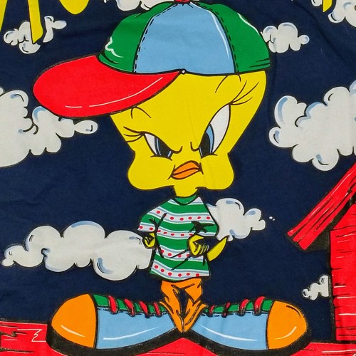 Vintage WB '96 Single Stitch Looney Tunes Tweety Bird "Because I Said So" 3X T-Shirt USA - Bild 2 von 9
