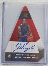 2012-13 PANINI PEFERRED #495 JARED CUNNINGHAM RC CHOICE AWARD RED AUTO 75/99
