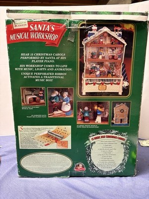 Vintage Mr. Christmas Santa's Musical Workshop Animated Music