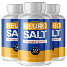 Neuro Salt- Brain Support - 3 Bottles- 180 Capsules